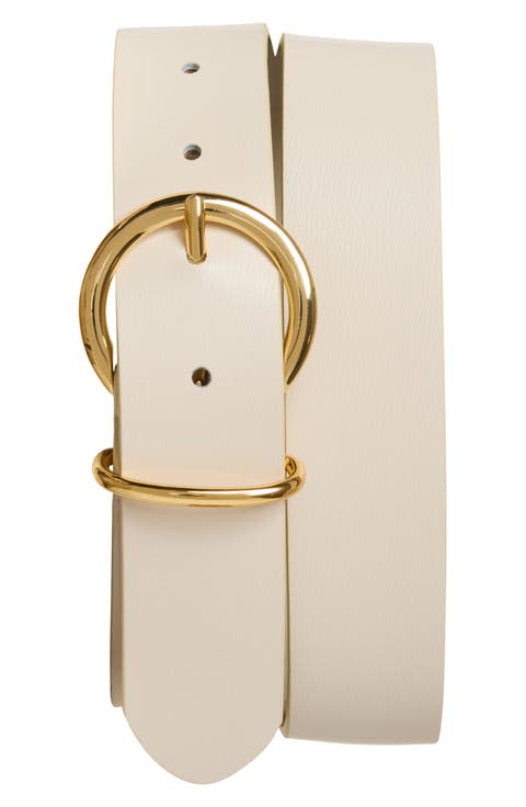 Daniela Pebbled Leather Belt