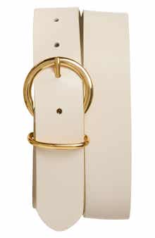 Bruno Magli Daniela Pebbled Leather Belt