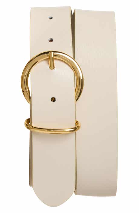 Bruno Magli Daniela Pebbled Leather Belt