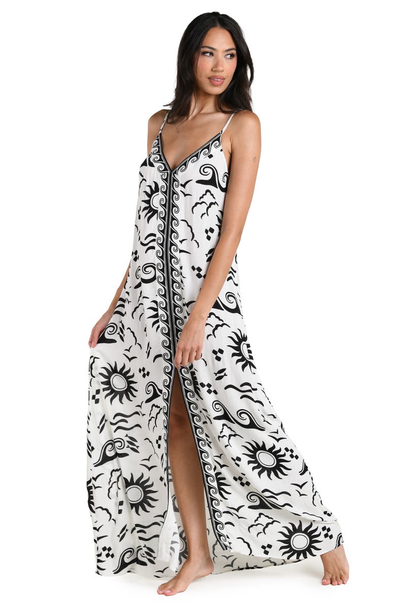 La Blanca Waves of Rio Maxi Dress, Alternate, color, 