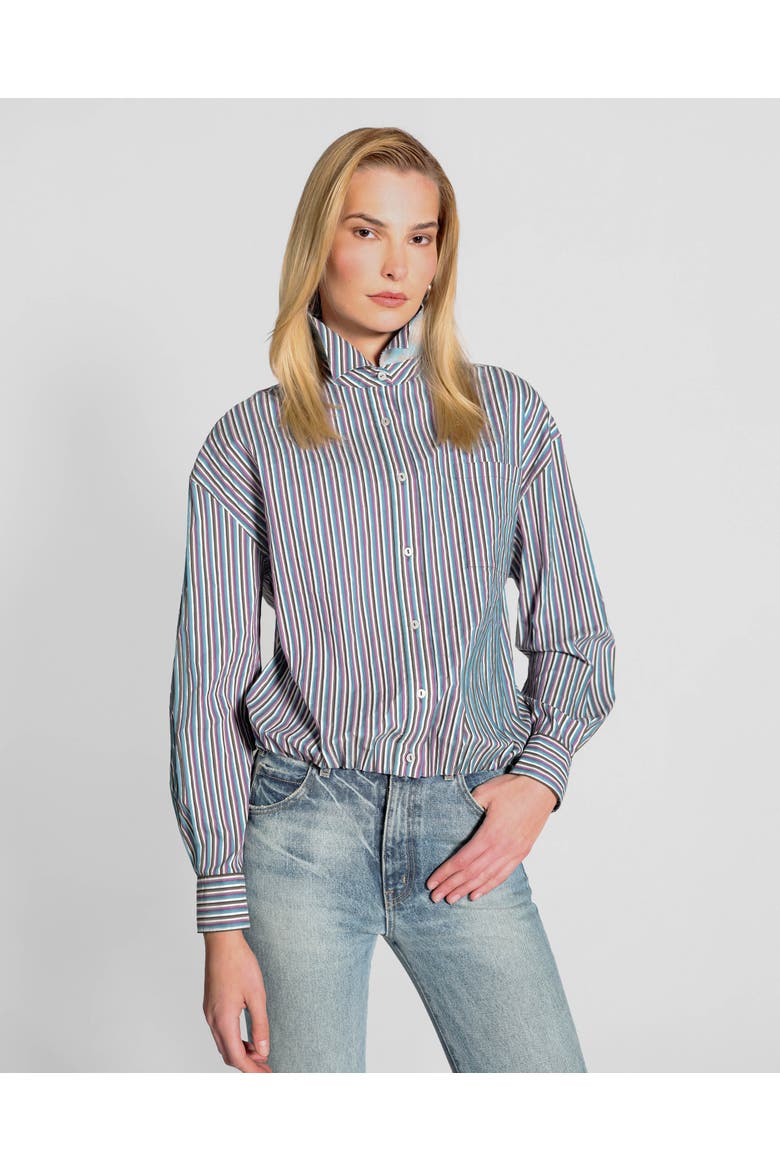 Rhapso Blousant Shirt, Alternate, color, Mix Teal