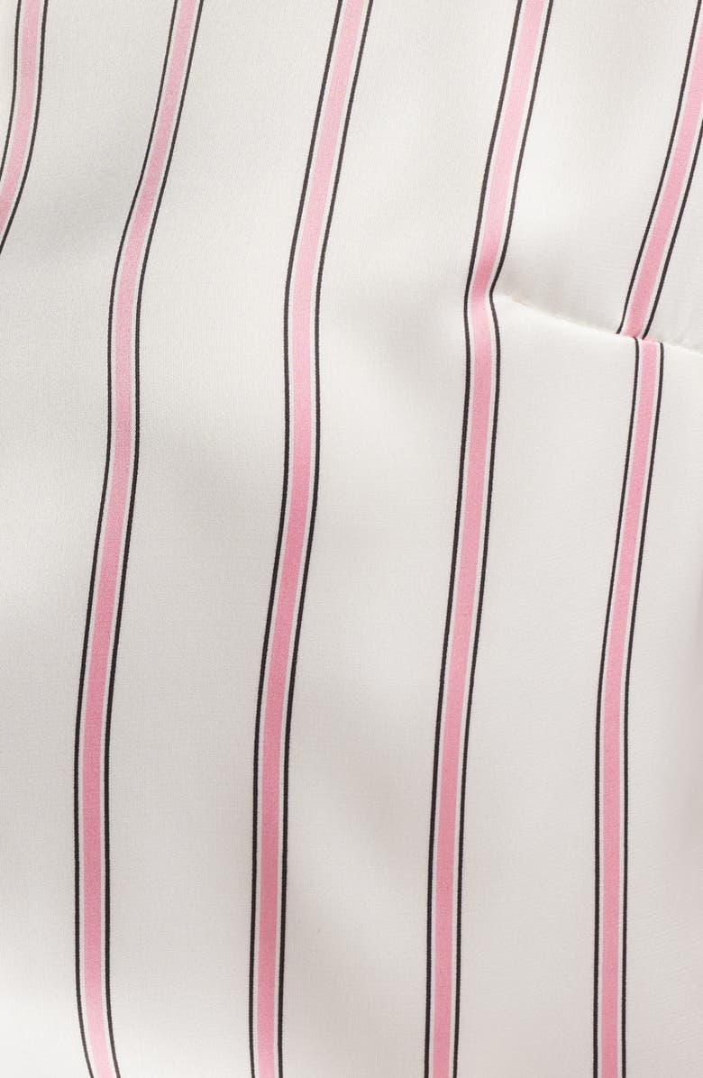 Anne Klein Stripe Button-Up Shirt, Alternate, color, 