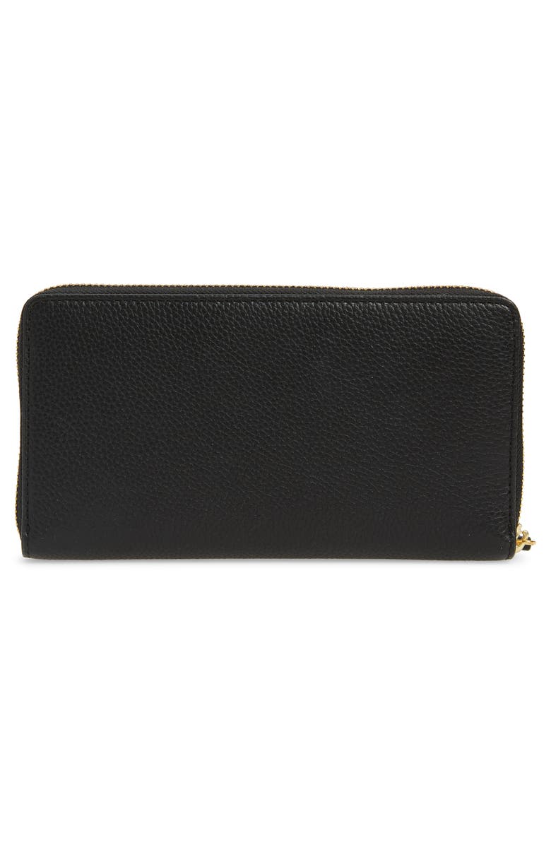 Tory Burch Carson Zip Leather Continental Wallet, Alternate, color, 