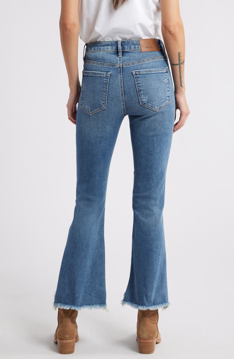 HIDDEN JEANS High Waist Crop Jeans, Alternate, color, Medium Wash