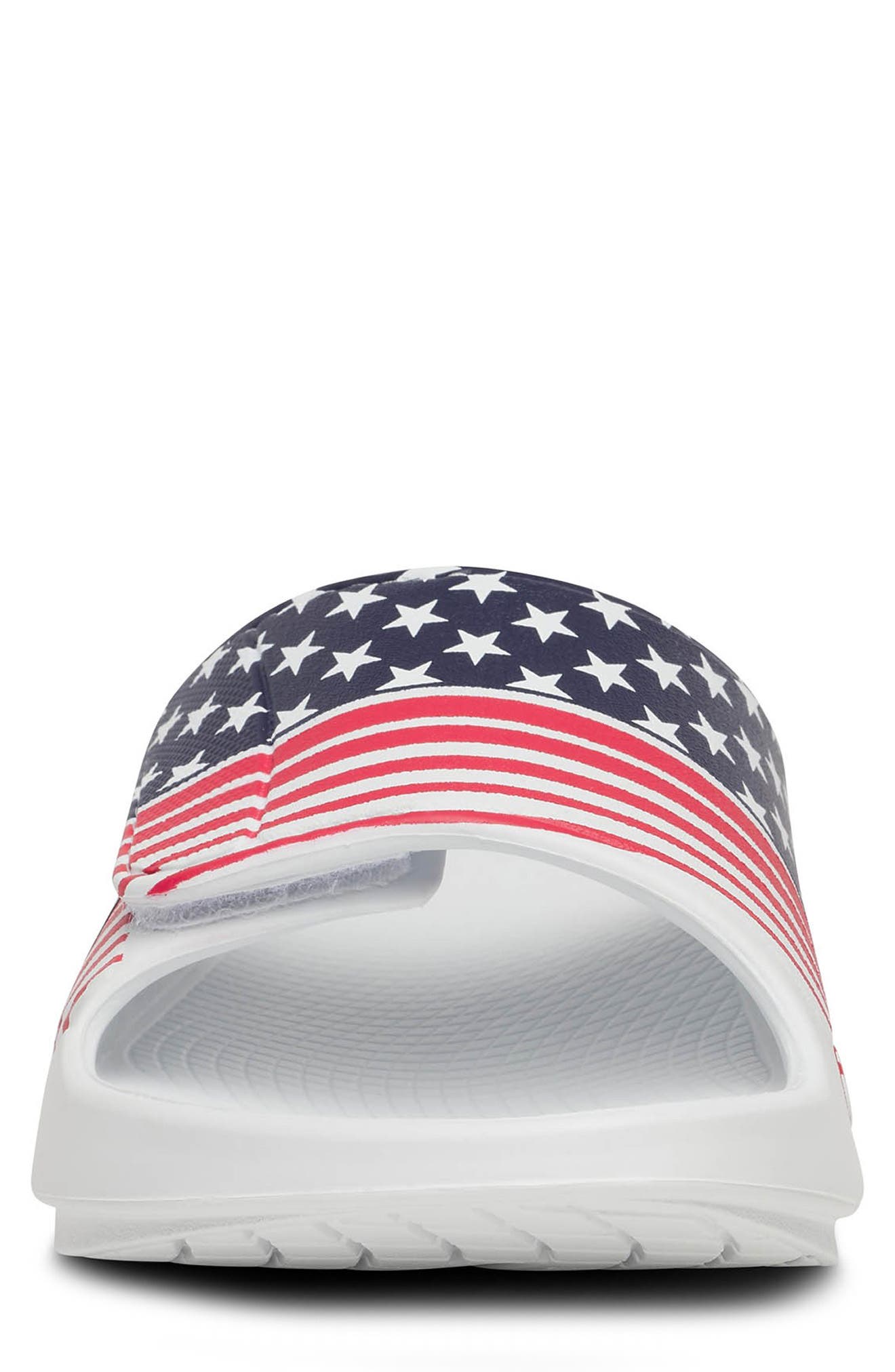Oofos OOahh Sport Flex Slide Sandal, Alternate, color, Usa 26