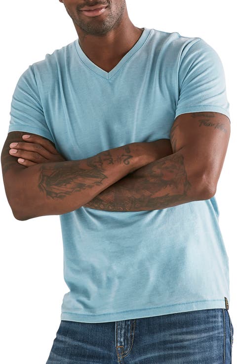 Venice Burnout V-Neck T-Shirt