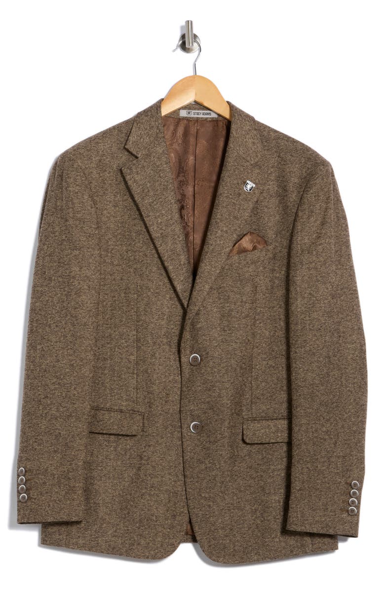 ZEGARIE Tweed Two-Button Sport Coat, Alternate, color, 