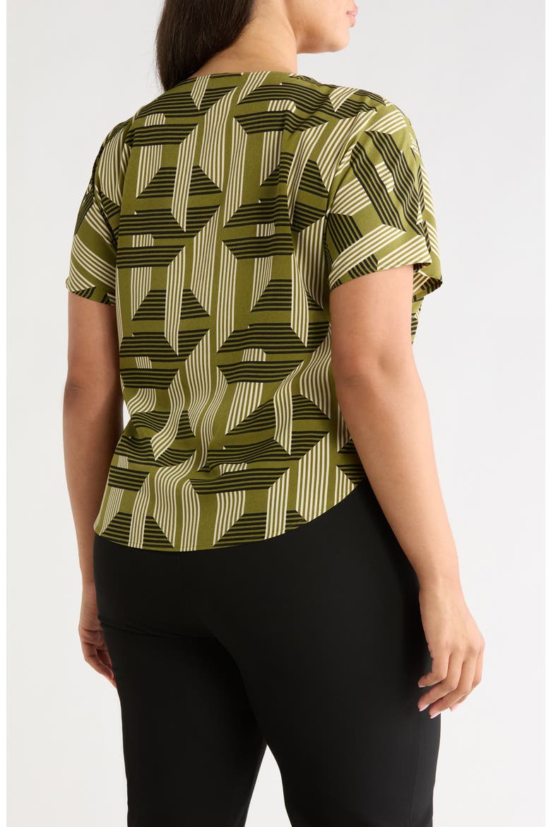 Printed Bateau Neck Top, Alternate, color, BAY LEAF MULTI