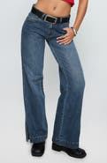 Princess Polly Dog Days Mid Rise Straight Leg Jeans