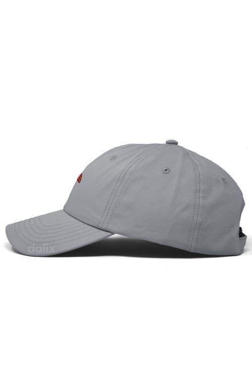 Dalix Lil Strawberry Dad Cap In Gray