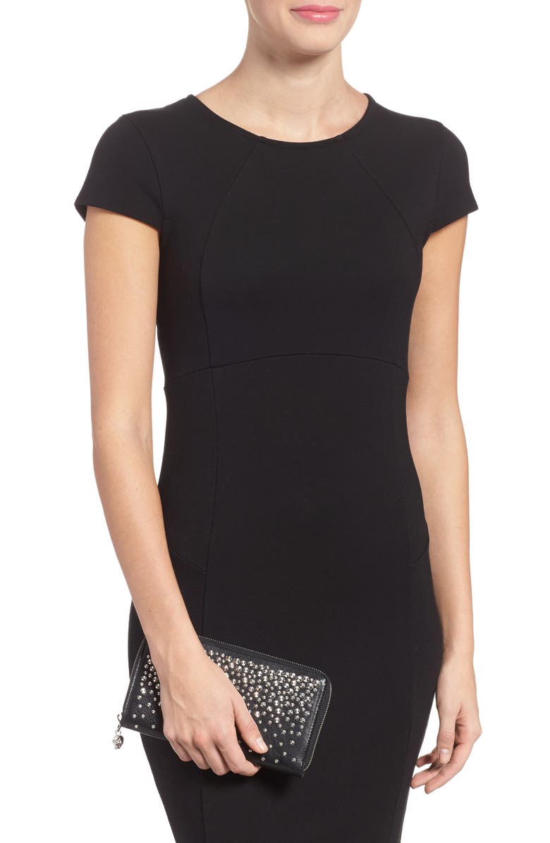 McQueen Alexander McQueen Studded Continental Wallet, Alternate, color, 