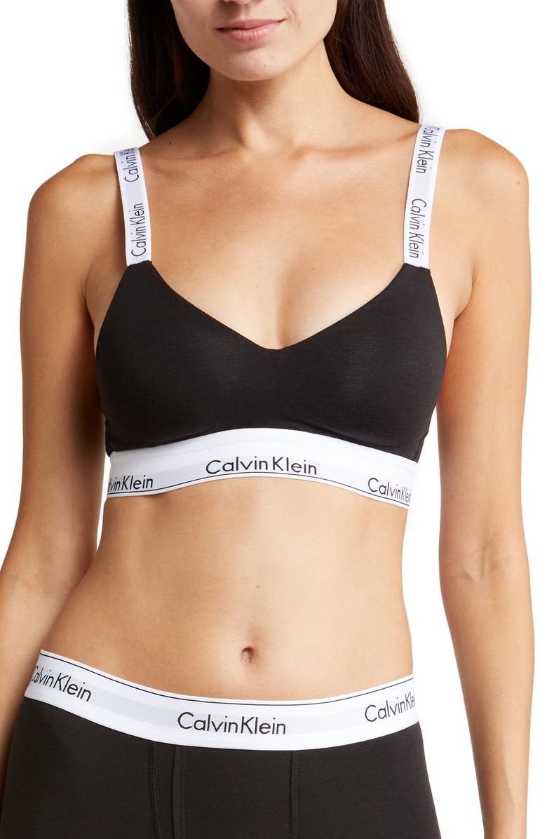 Calvin Klein Flex Lightly Lined Wireless Bralette, Main, color,