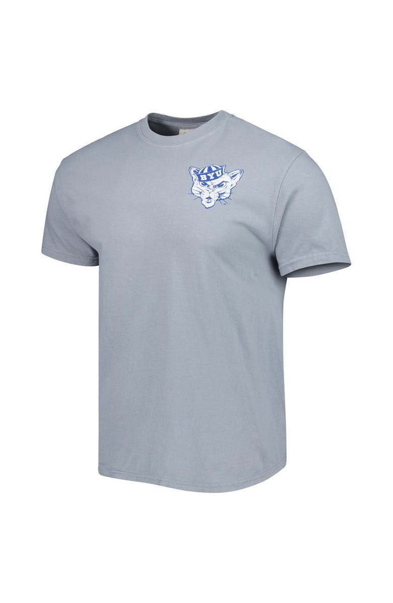 IMAGE ONE Men's Graphite BYU Cougars Vault State Comfort T-Shirt, Alternate, color, 