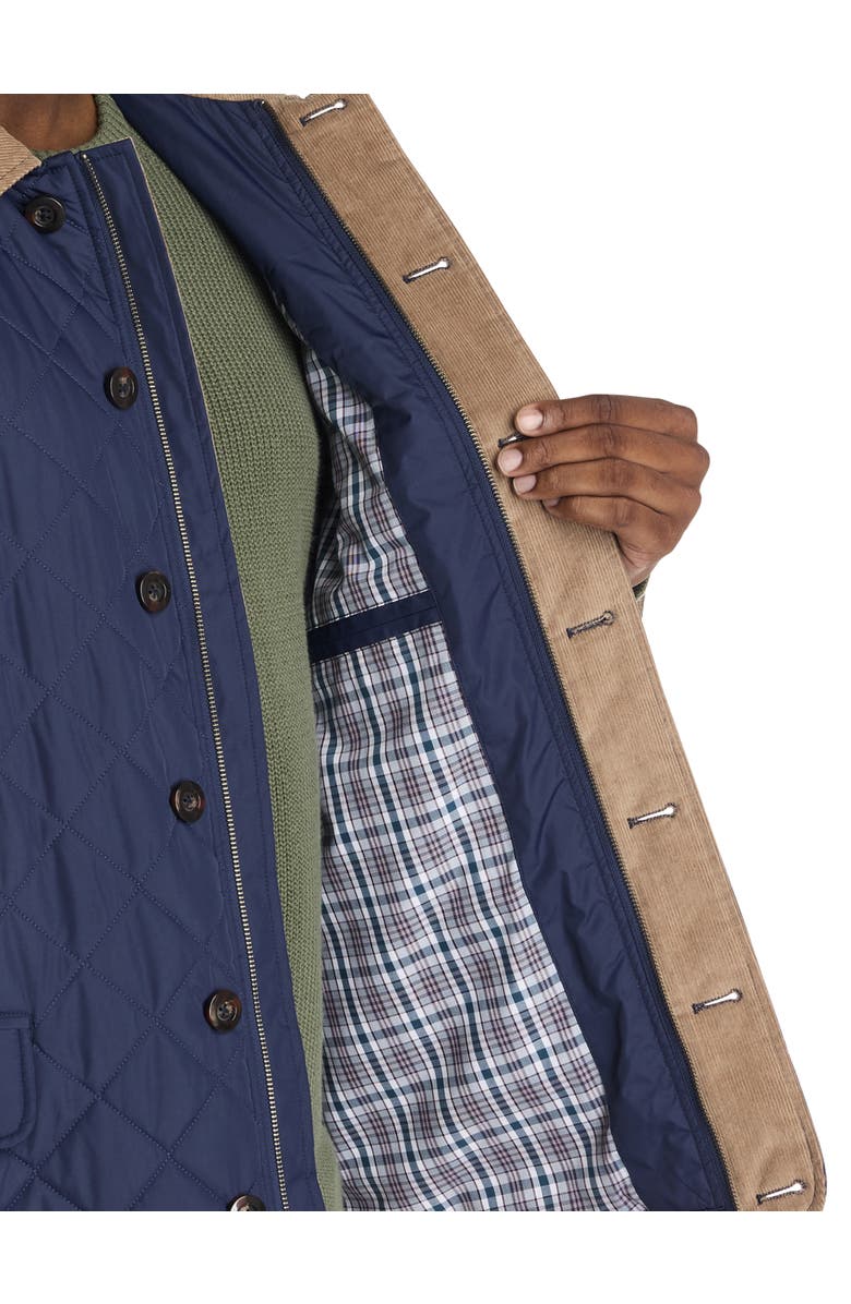 Oak Hill by DXL Quilted Walking Coat, Alternate, color, Peacoat