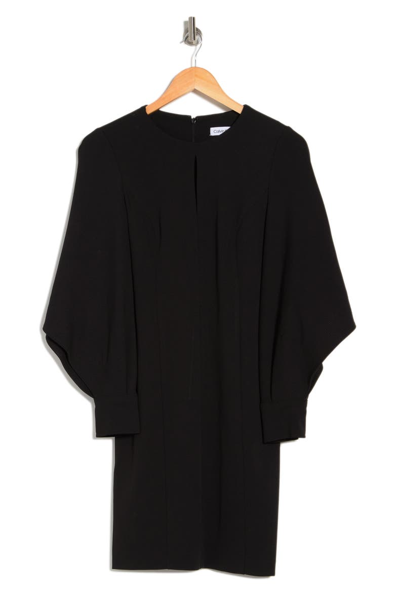 Cutout Keyhole Sheath Dress, Alternate, color, BLACK