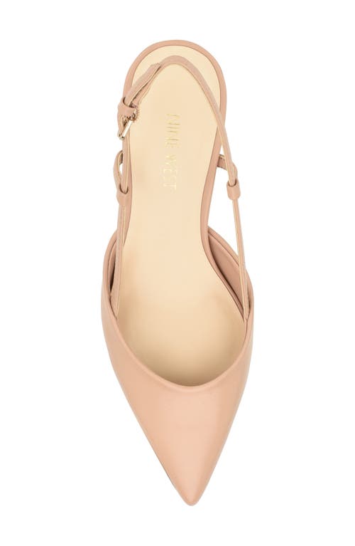 Nine West Rowen Slingback Pump In Neutral