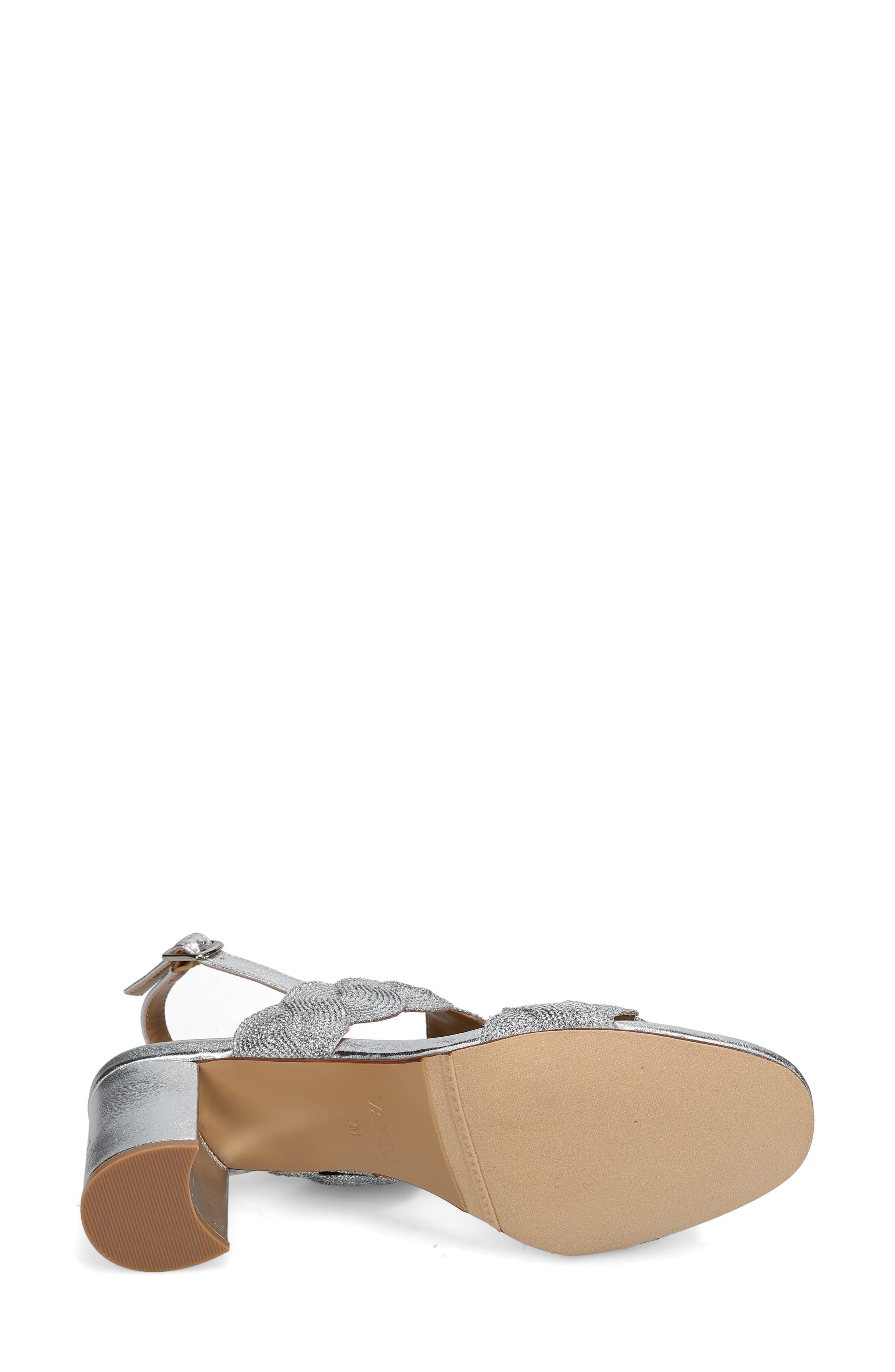 VANELi Lettie Sandal, Alternate, color, Silver Weave Fabric