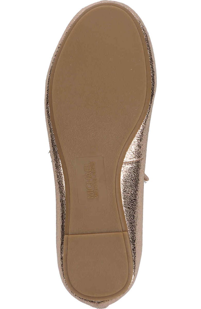 MICHAEL Michael Kors Kenyah Kay Metallic Ballet Flat, Alternate, color,