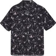 John Varvatos Dan Print Modal Camp Shirt