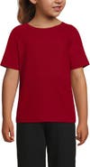 Lands' End School Uniform Kids Short Sleeve Active Tee