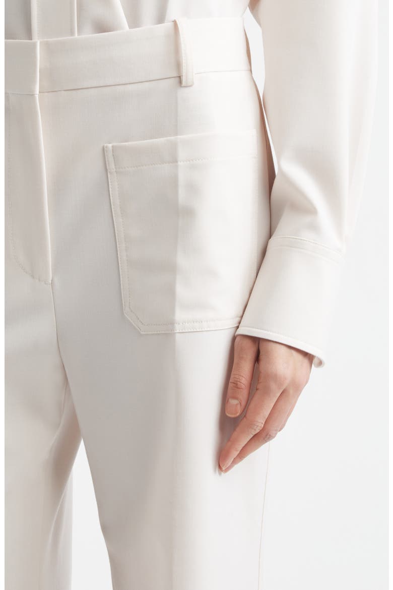 Alina High Waist Stretch Flare Leg Pants, Alternate, color, BONE