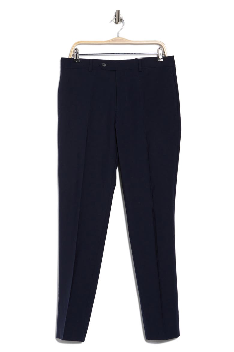 Classic Fit Wool Blend Suit Pants, Alternate, color, NAVY