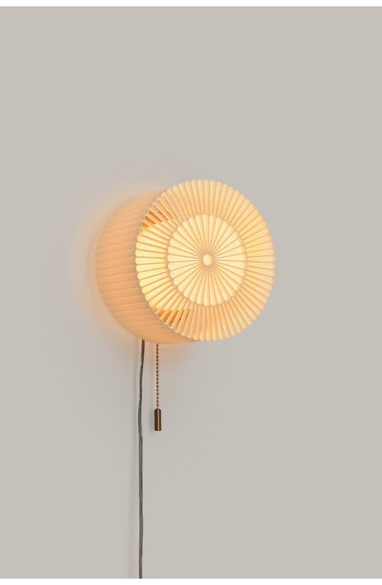 WOOJ DESIGN Rosette Sconce, Main, color, White