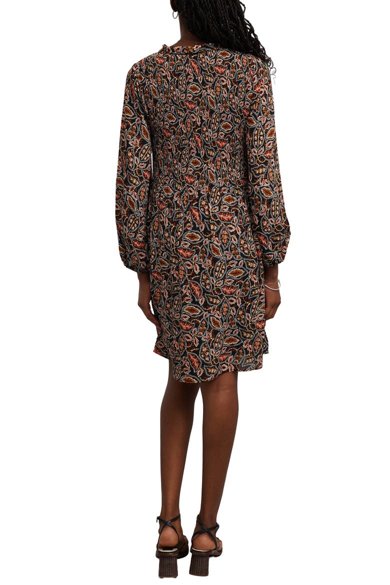 Tie Neck A-Line Dress, Alternate, color, KHLOE