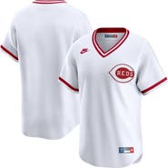 Nike Men's Nike White Cincinnati Reds Throwback Cooperstown Collection Limited Jersey