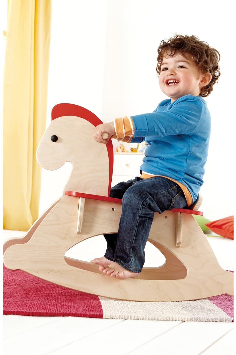 'Rock and Ride' Rocking Horse, Main, color, RED