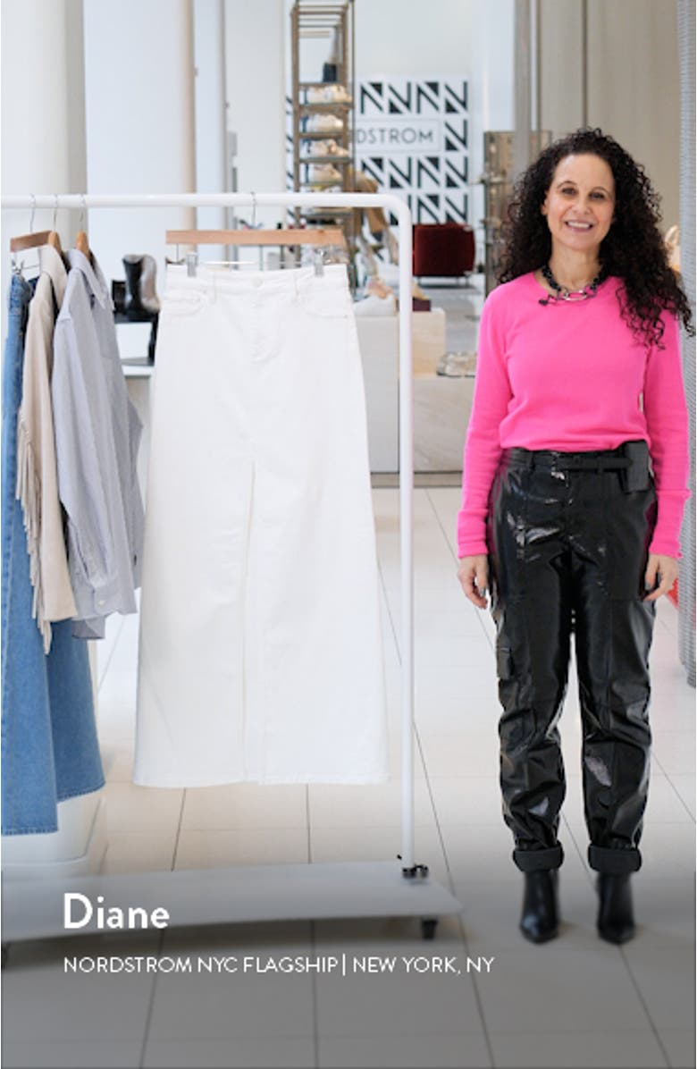 Denim Maxi Skirt, sales video thumbnail