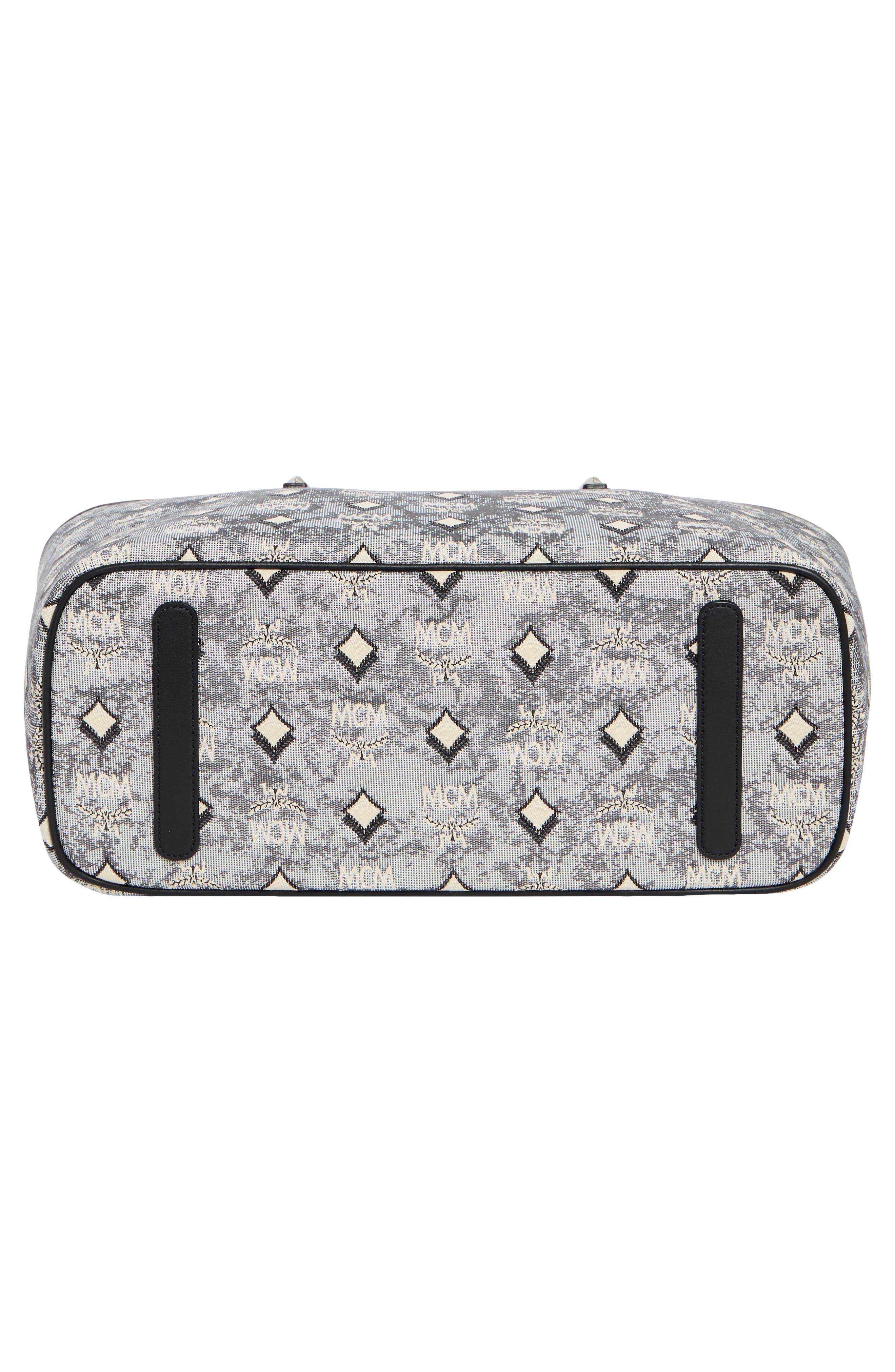 MCM Aren Tote, Alternate, color, Grey