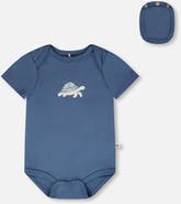 Deux par Deux Evolutive Organic Cotton Jersey Bodysuit