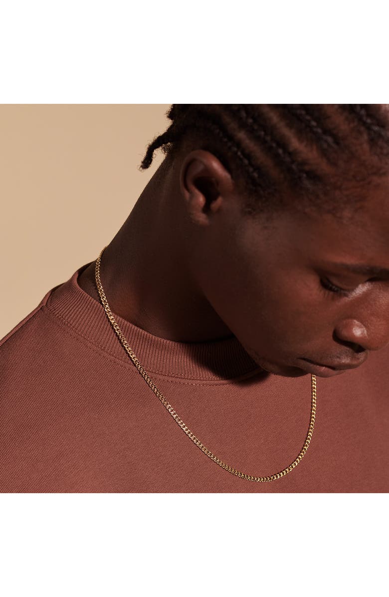 John Hardy Curb Chain Necklace, Gold, 3.6mm, Alternate, color, 