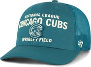 '47 Men's '47 Teal Chicago Cubs Contemporary Hitch Adjustable Trucker Hat