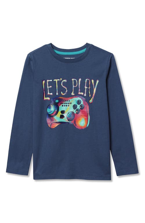 Lands' End Boys Graphic T Shirt In Blue