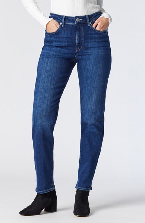 Cindy High Waist Straight Leg Jeans
