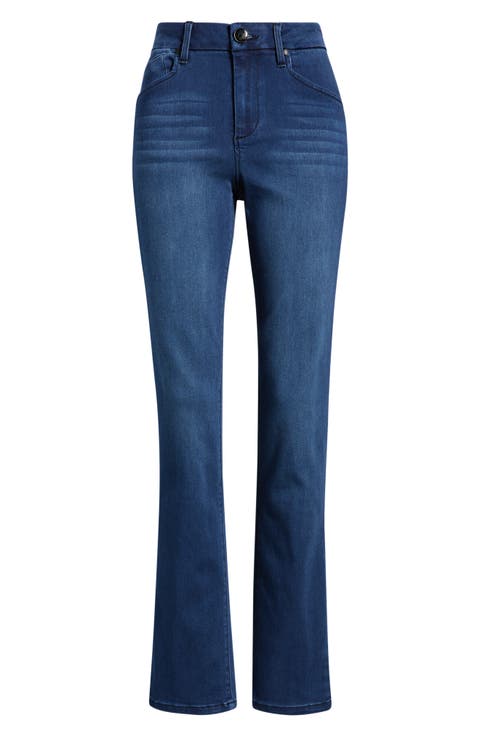 Better Butter Mid Rise Slim Straight Leg Jeans (Lanie)