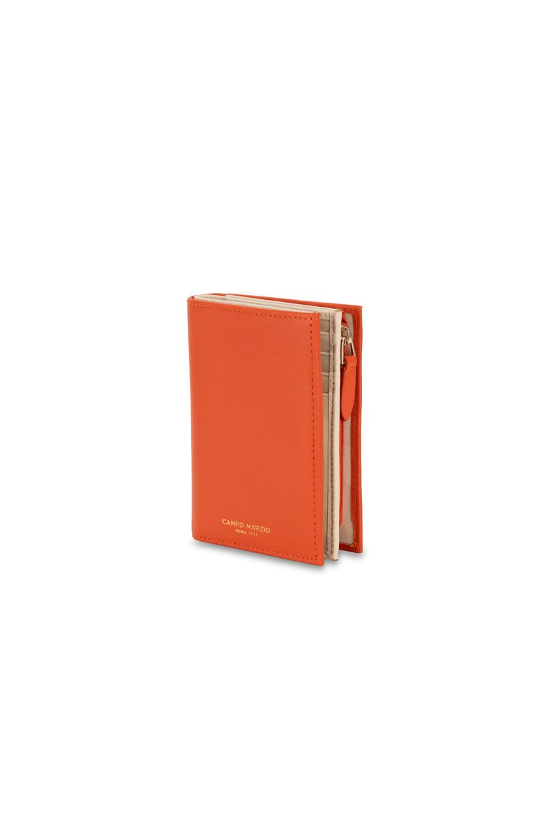 Tracey Wallet With Zippered Coin Pocket Accessory, Alternate, color, ORANGE-CAPPUCCINO