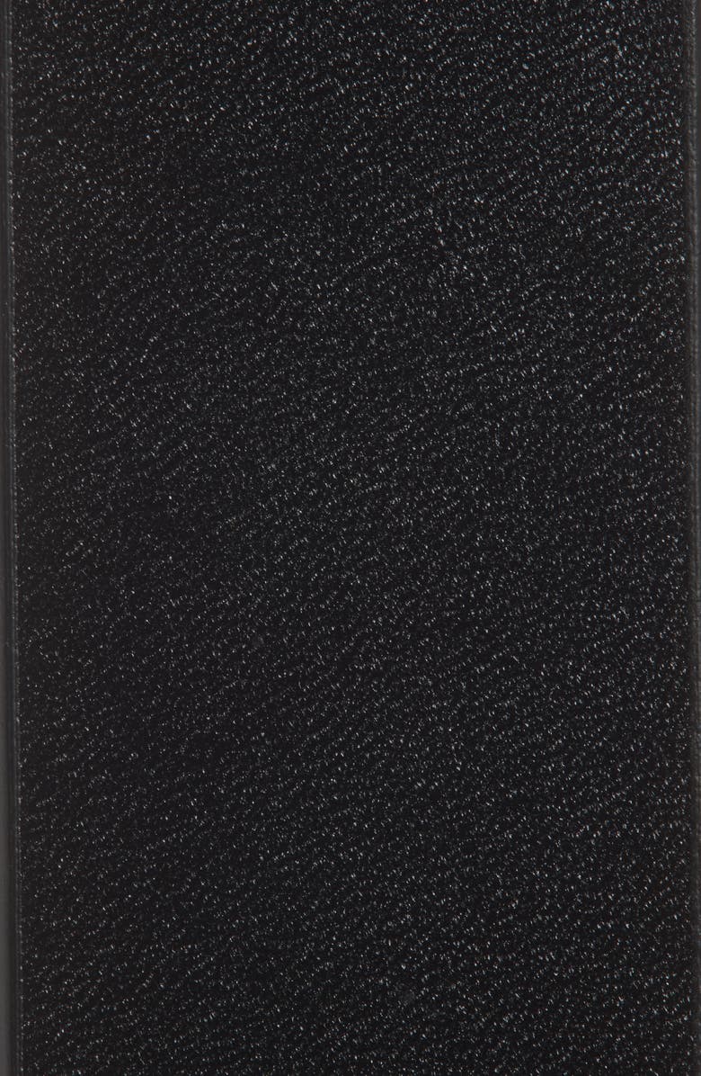 Madewell Organic Hardware Leather Belt, Alternate, color, True Black