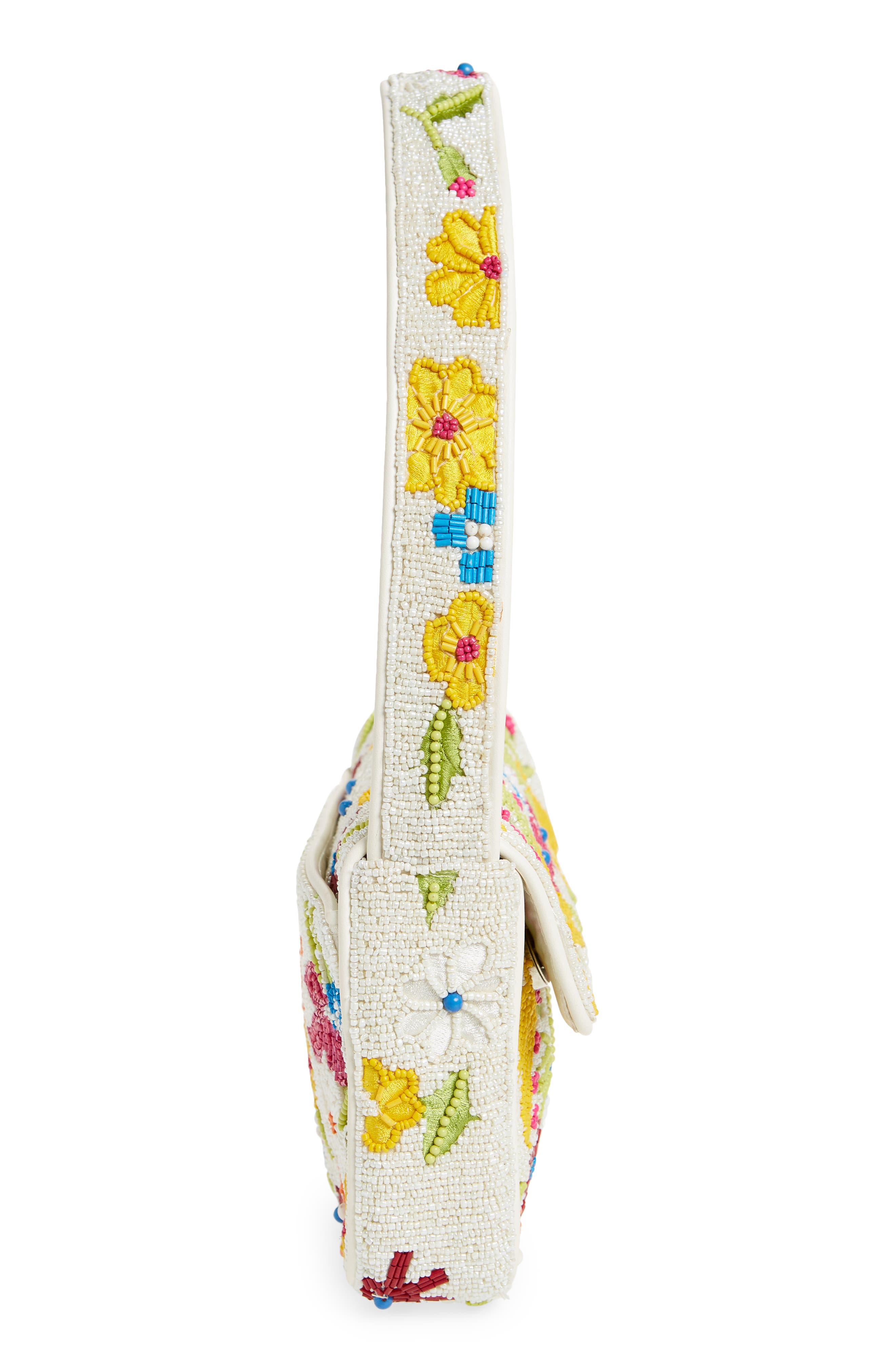 STAUD Tommy Beaded Shoulder Bag, Alternate, color, 