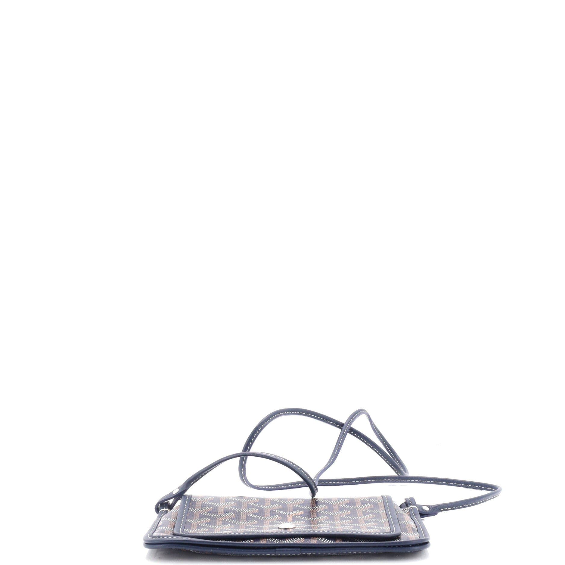 Pre-Owned Goyard Plumet Clutch Wallet Coated Canvas, Alternate, color, 