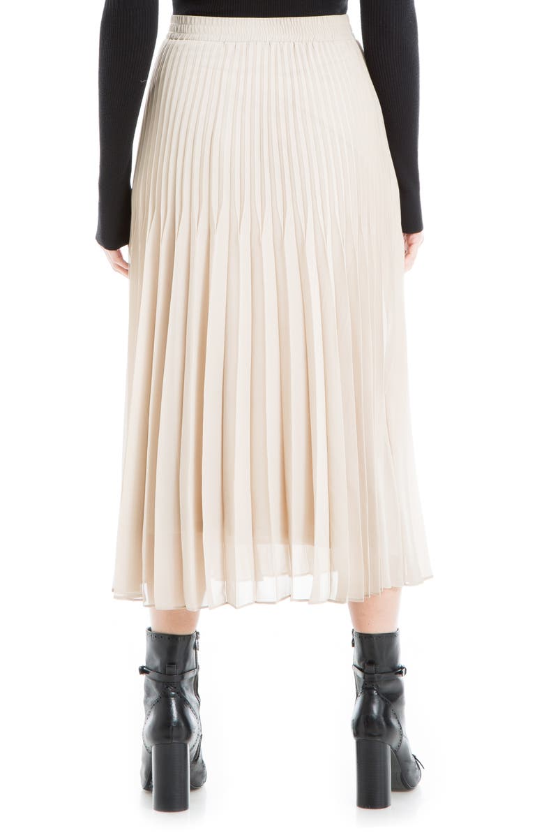 MAX STUDIO Graduated Pleated Midi Skirt, Alternate, color,