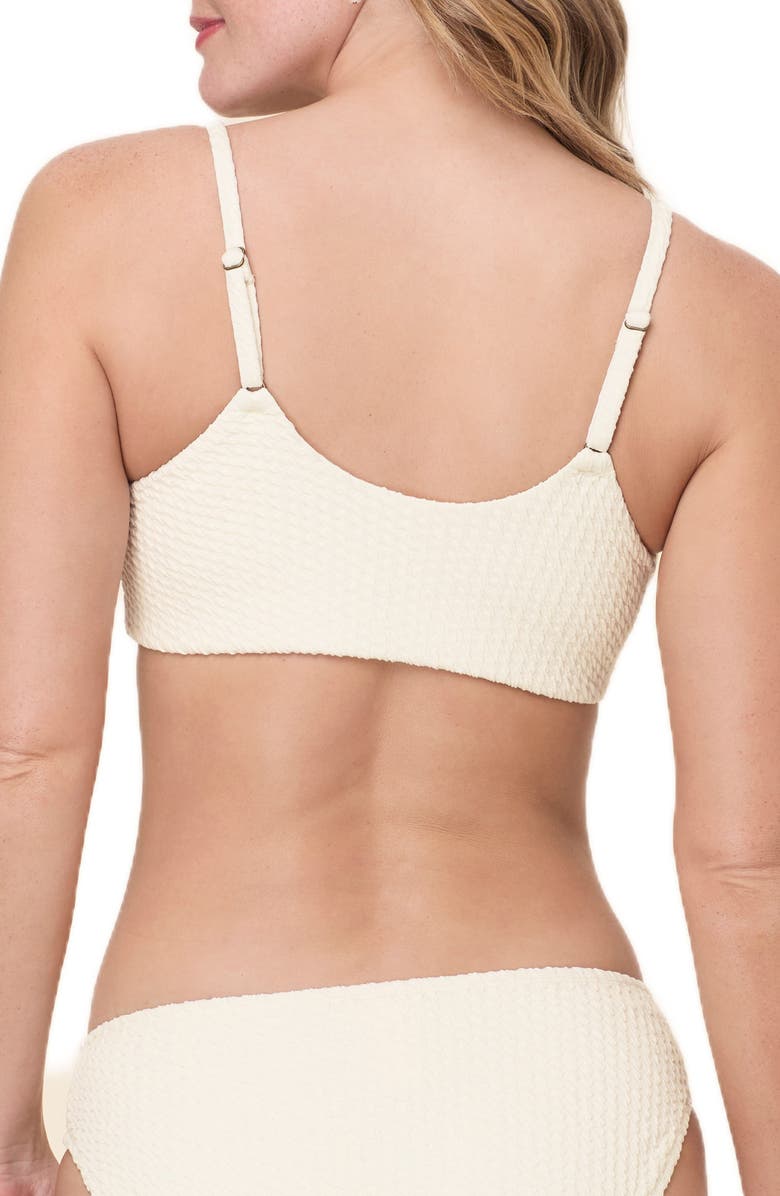 Andie Maui Bikini Top, Alternate, color, Gardenia