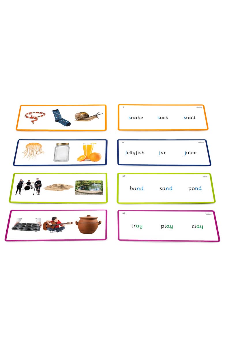 Junior Learning Phonemic Awareness Flashcards, Alternate, color, Multicolored