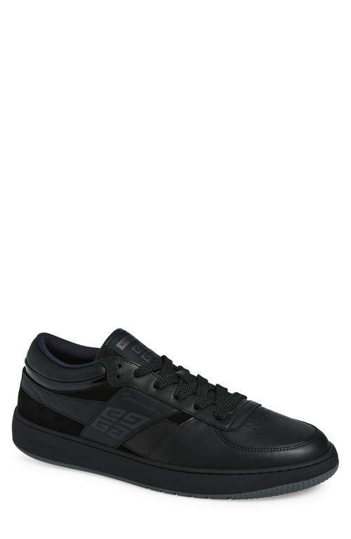 Givenchy G Move Low-top Sneakers In Calf Leather In Black