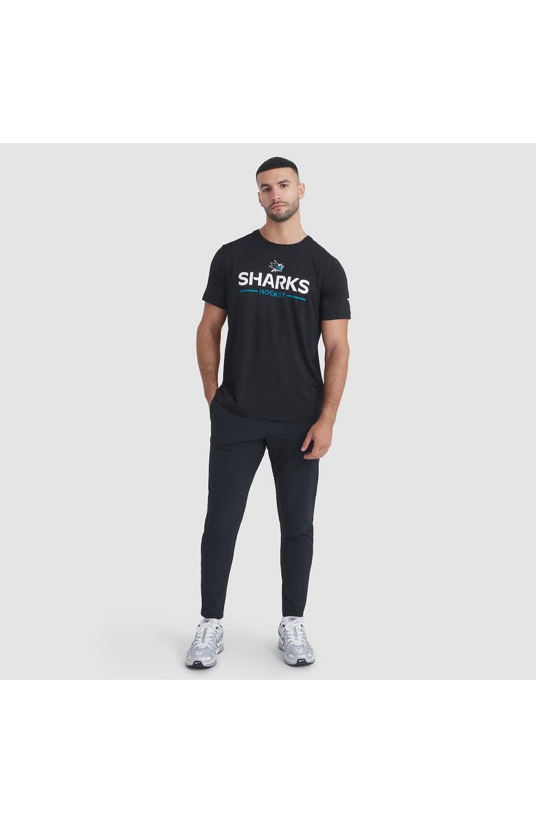 FANATICS Men
s Fanatics Black San Jose Sharks Authentic Pro Rink Tech T-Shirt, Alternate, color, Black