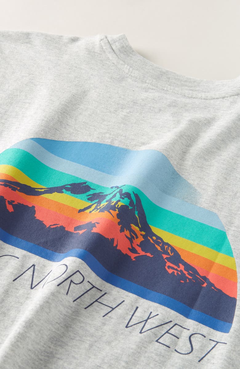 Treasure & Bond Kids' Graphic T-Shirt, Alternate, color, Heather Grey Pnw