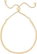 NORDSTROM RACK Demi Fine Herringbone Chain Slider Bracelet