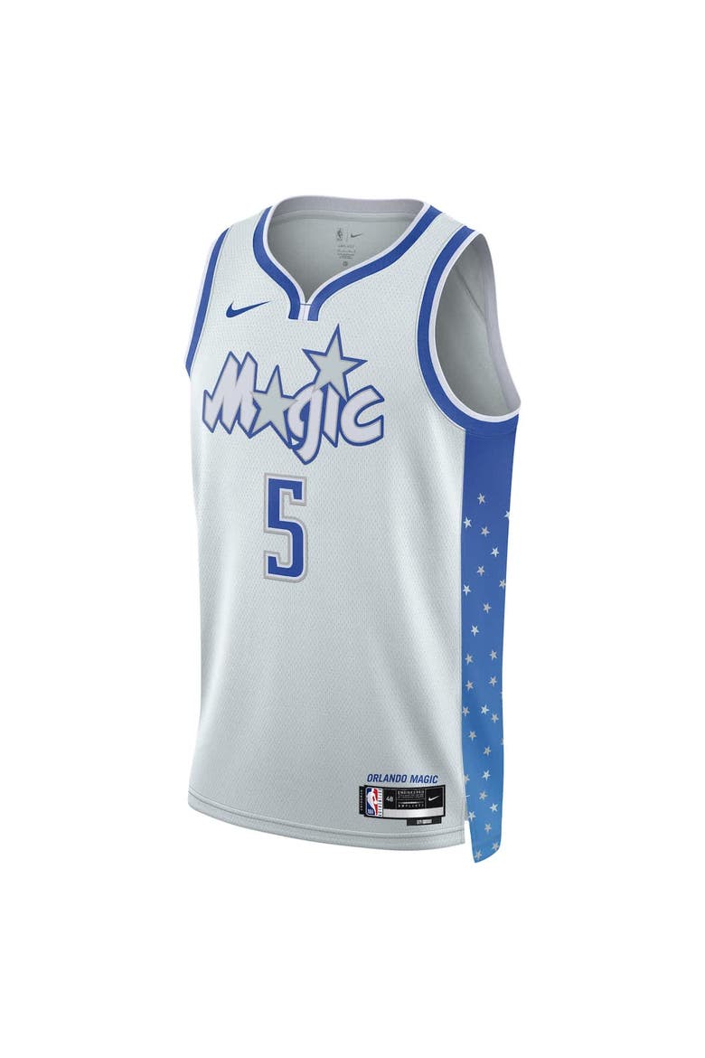 Unisex Nike Paolo Banchero Silver Orlando Magic 2025/26 Swingman Jersey - City Edition, Alternate, color, Silver